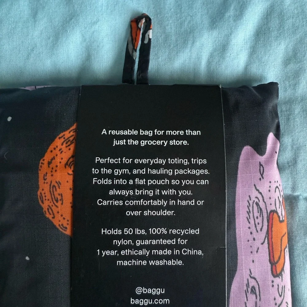 BAGGU Space Snoopy Reusable Bag - Picture 3 of 4